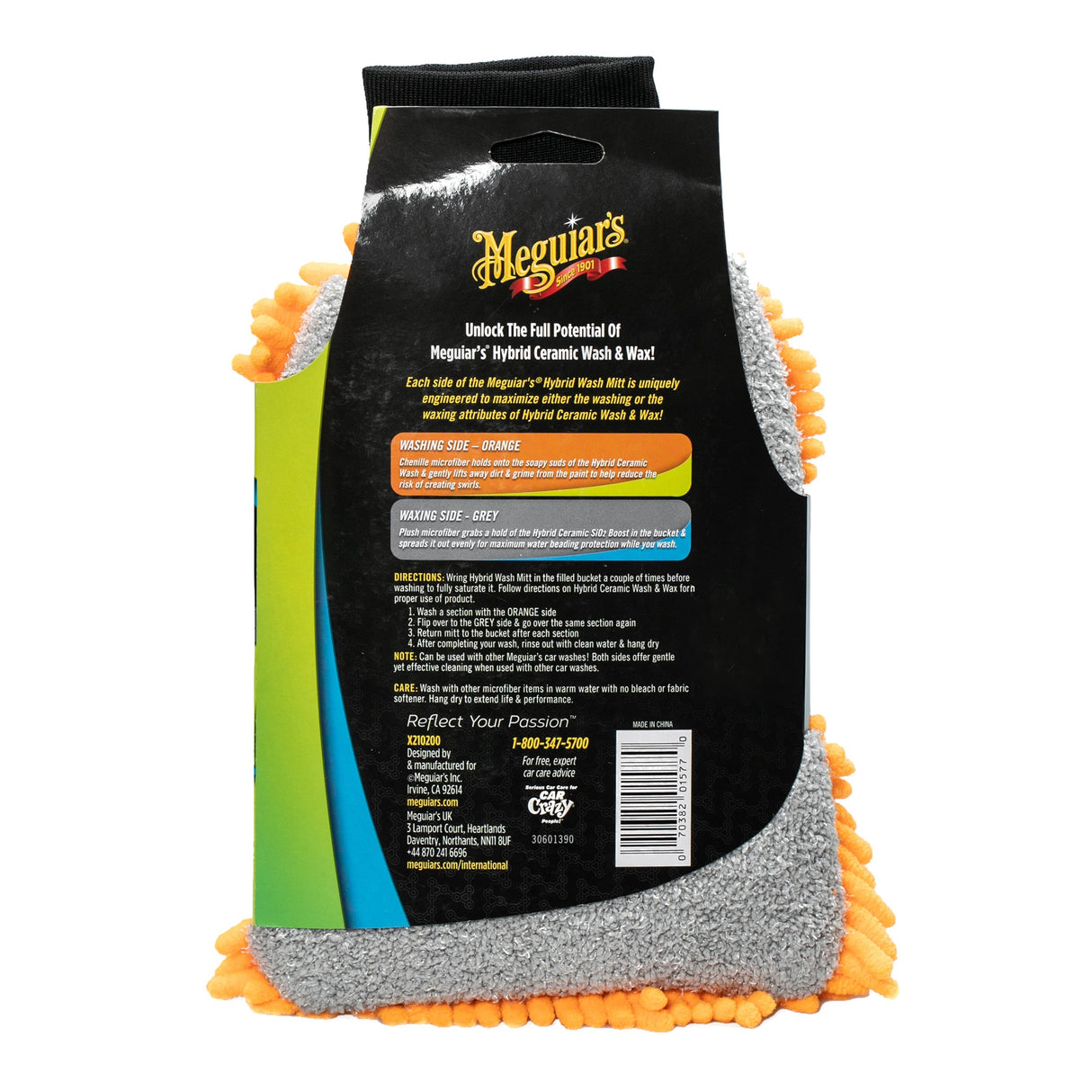 Meguiars Hybrid Wash Mitt Waschhandschuh 1 Stück