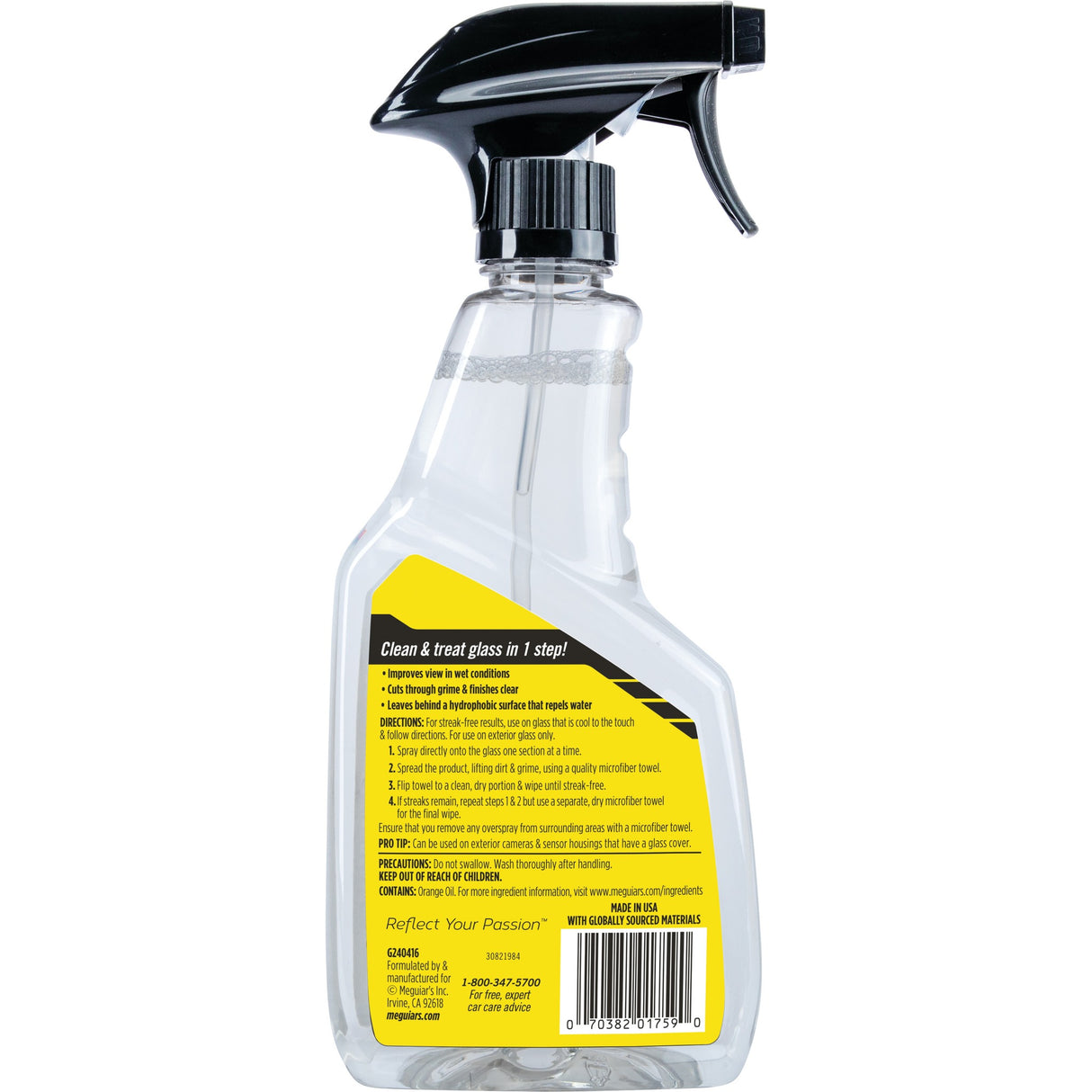 Meguiars Ultimate Glass Cleaner Glasreiniger mit Versiegelung 16 oz (473 ml)