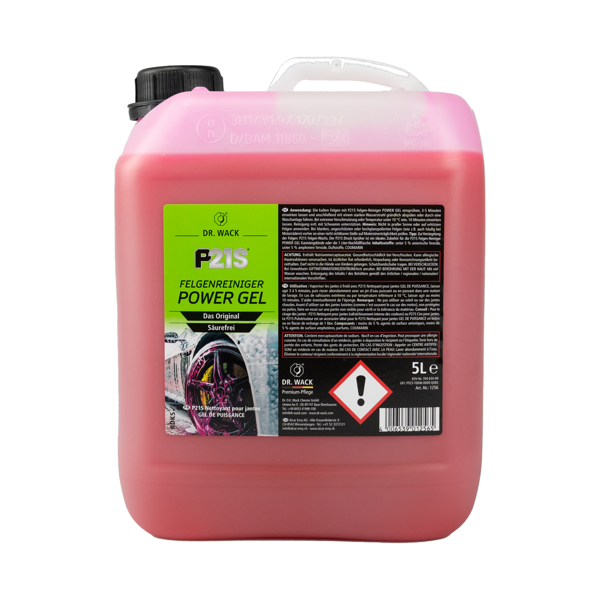 Dr. Wack P21S "POWER GEL" — Felgenreiniger 5 Liter