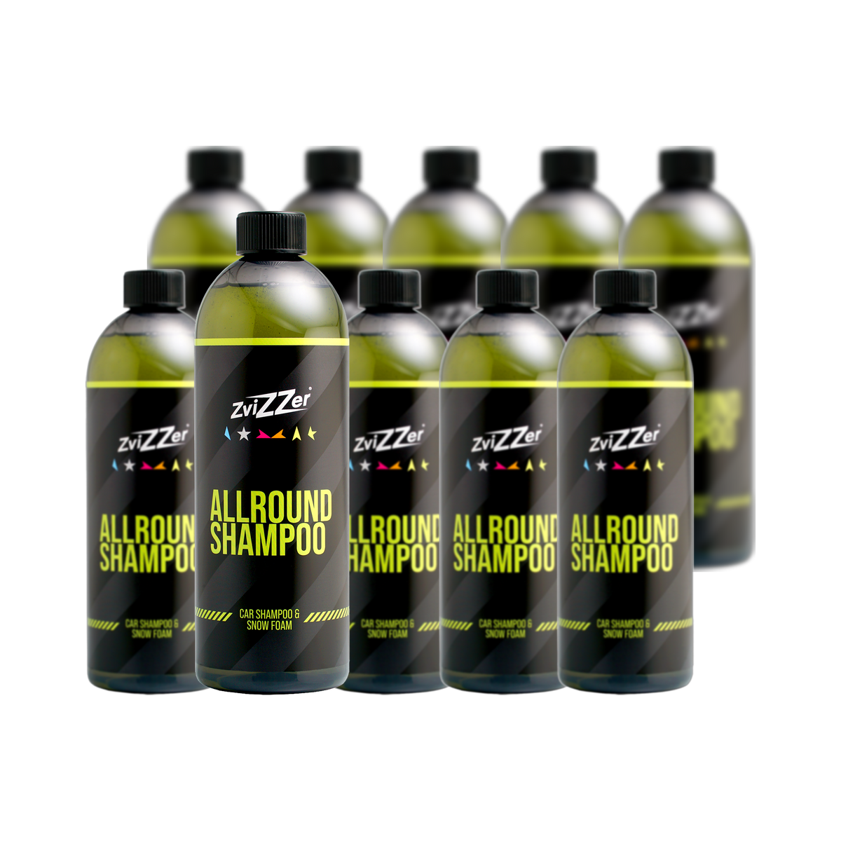 ZviZZer Allround Shampoo — Autoshampoo 1000 ml / 10er-Set