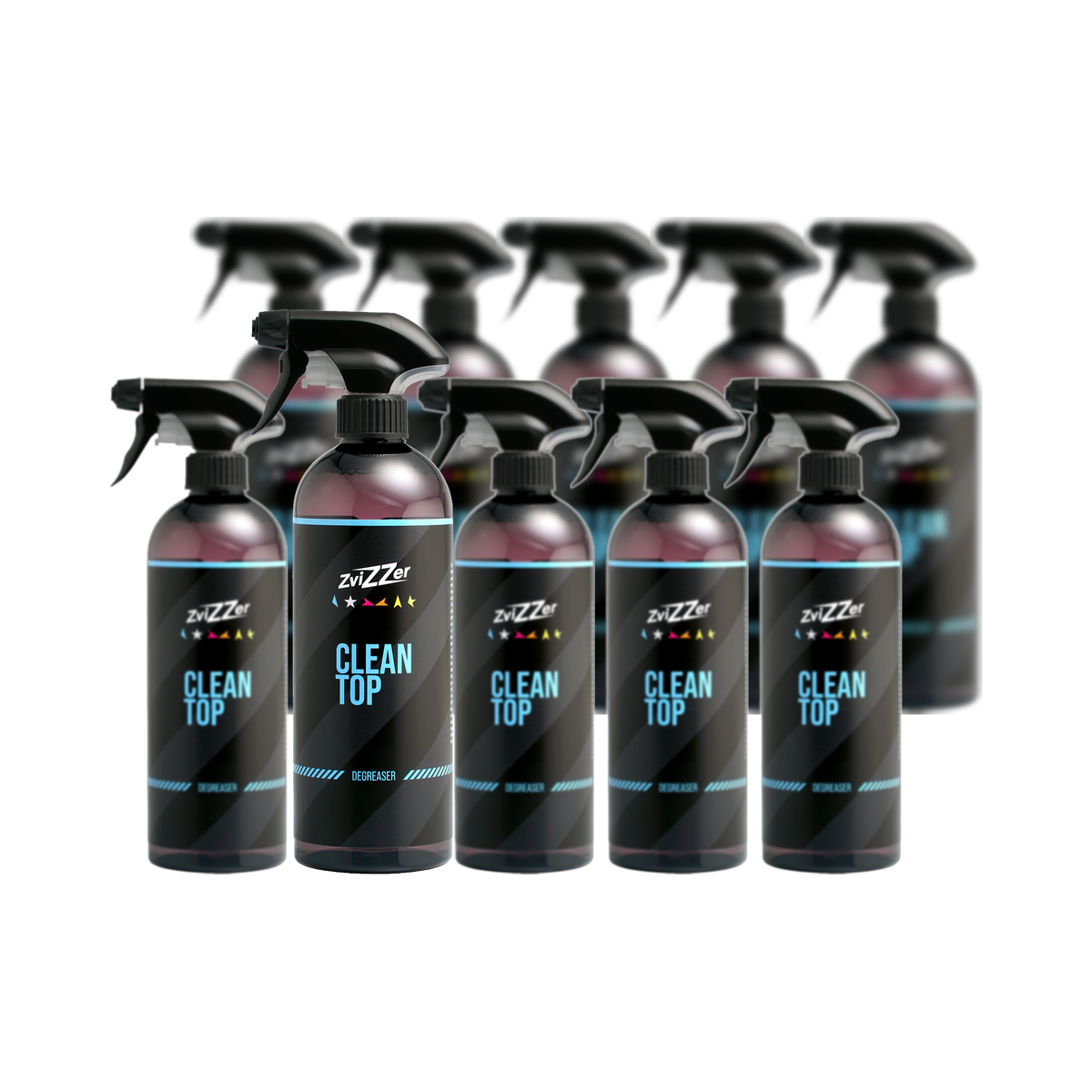 ZviZZer Clean Top — Lackreiniger / Entfettungsmittel 500 ml / 10er-Set