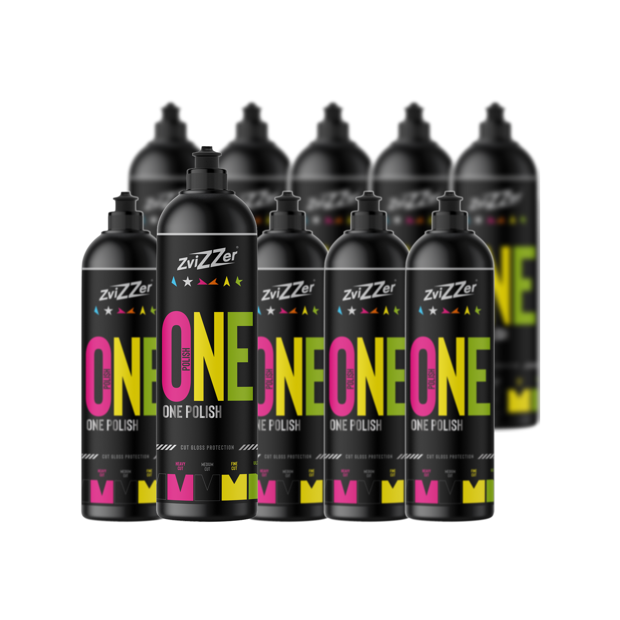 ZviZZer One Polish — One-Step-Politur 750 ml / 10er-Set