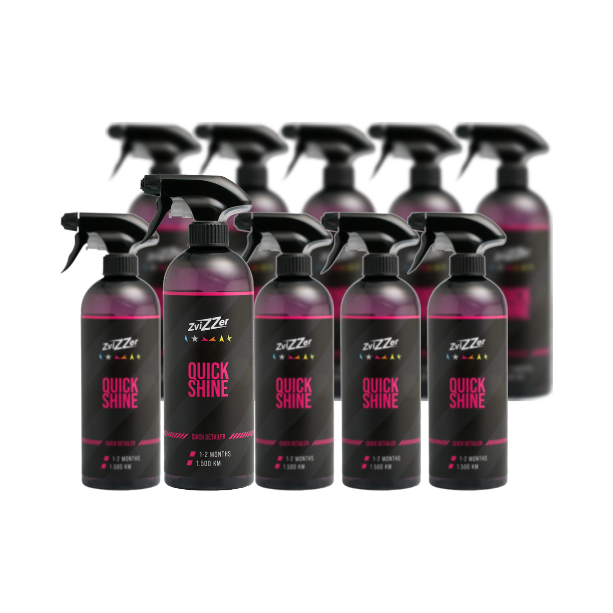 ZviZZer Quick Shine — Quick Detailer 500 ml / 10er-Set