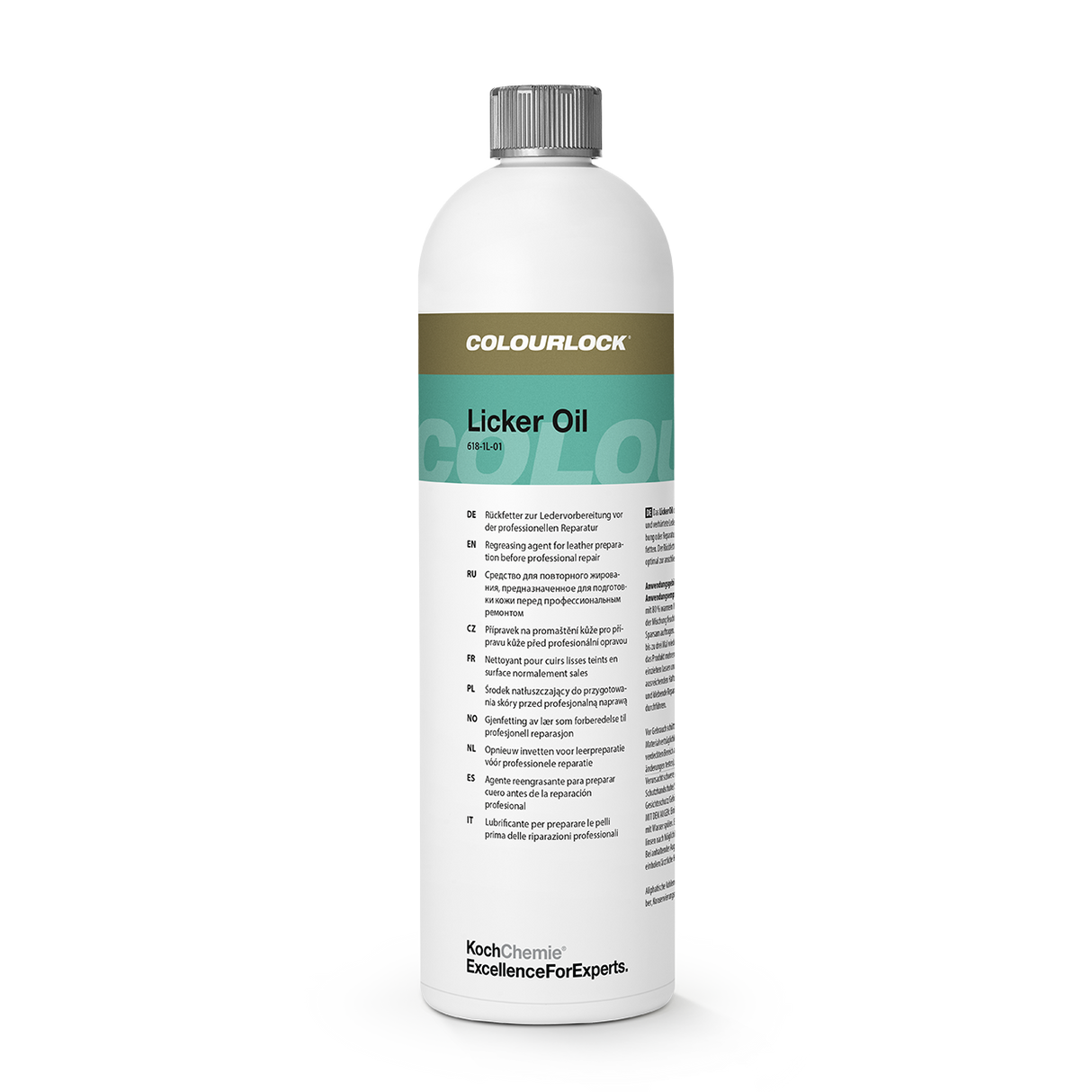 COLOURLOCK "Licker Oil" Rückfetter zur Ledervorbereitung vor der professionellen Reparatur