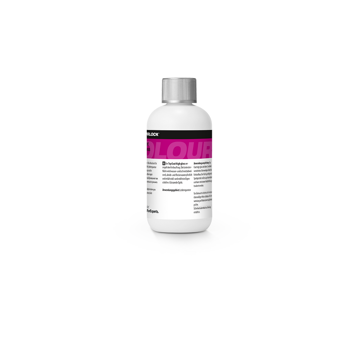 COLOURLOCK "Top Coat" (High Gloss) Hochglänzender Abschlusslack für die professionelle Lederreparatur