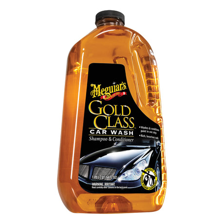 Meguiars GOLD CLASS Car Wash Shampoo & Conditioner Autoshampoo 64 oz (1.89 Liter)
