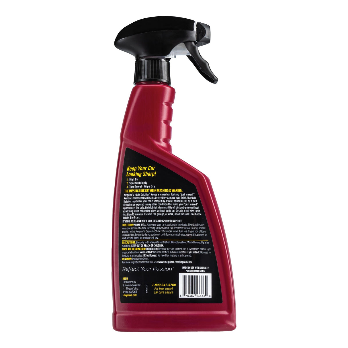 Meguiars Quik Detailer "Mist & Wipe" Quick-Detailer 473 ml