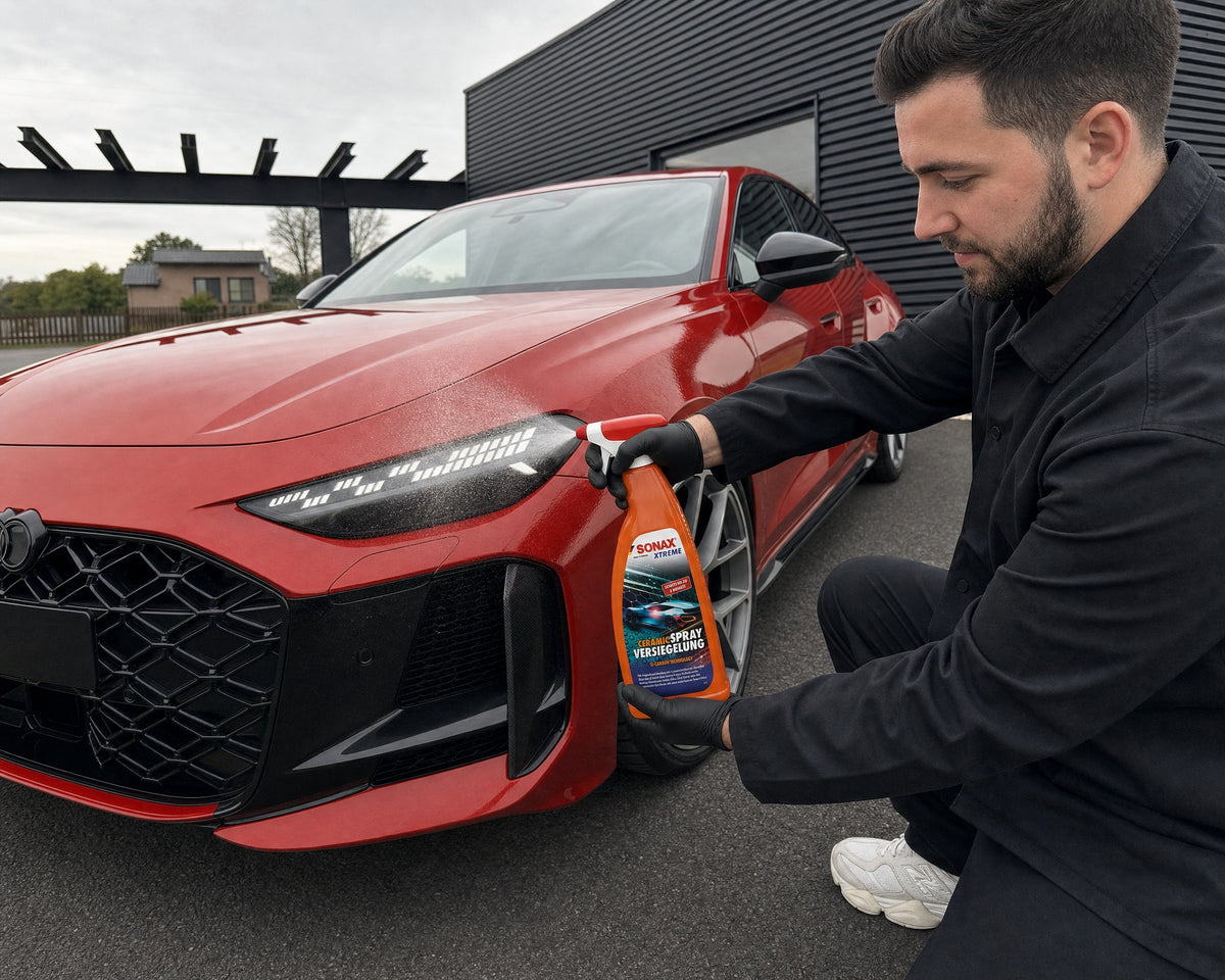 Detailing1 hero: paint sealant, ceramic protection from a spray bottle (desktop)