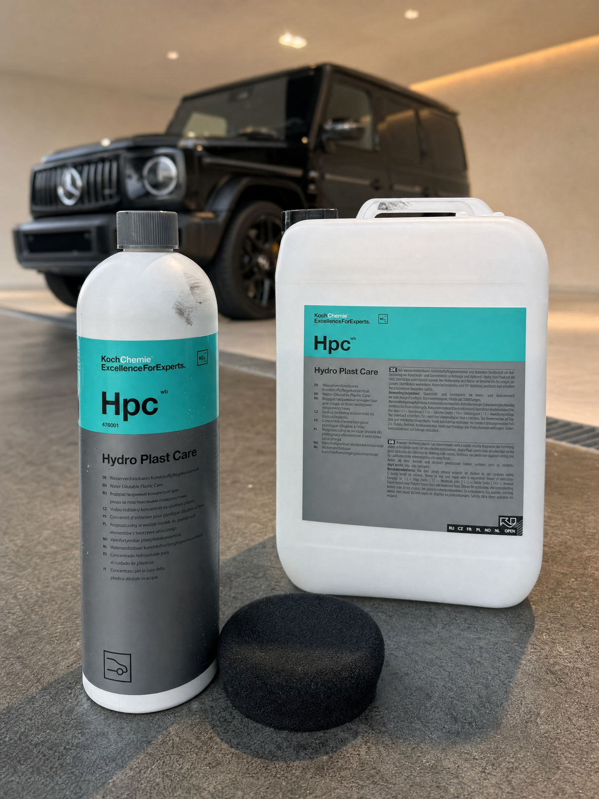 Koch-Chemie Hydro Plast Care Hpc — 1 Liter und 5 Liter im Lineup