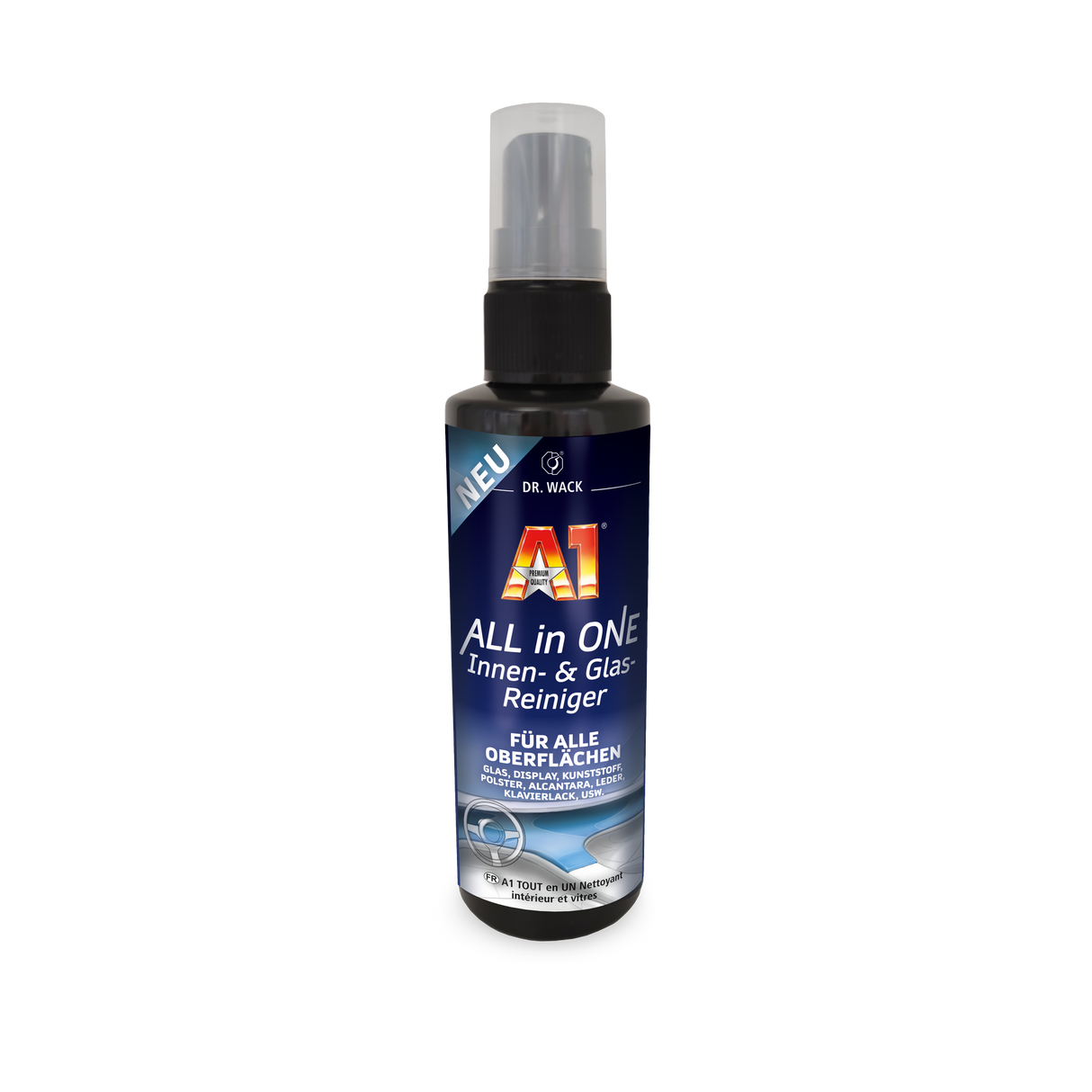 Dr. Wack A1 "ALL in ONE" — Innenraum- & Glasreiniger 100 ml
