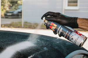 Detailing1 Dr. Wack A1 Cabrio Verdeck-Reiniger Cabrioverdeckreiniger — in der Anwendung