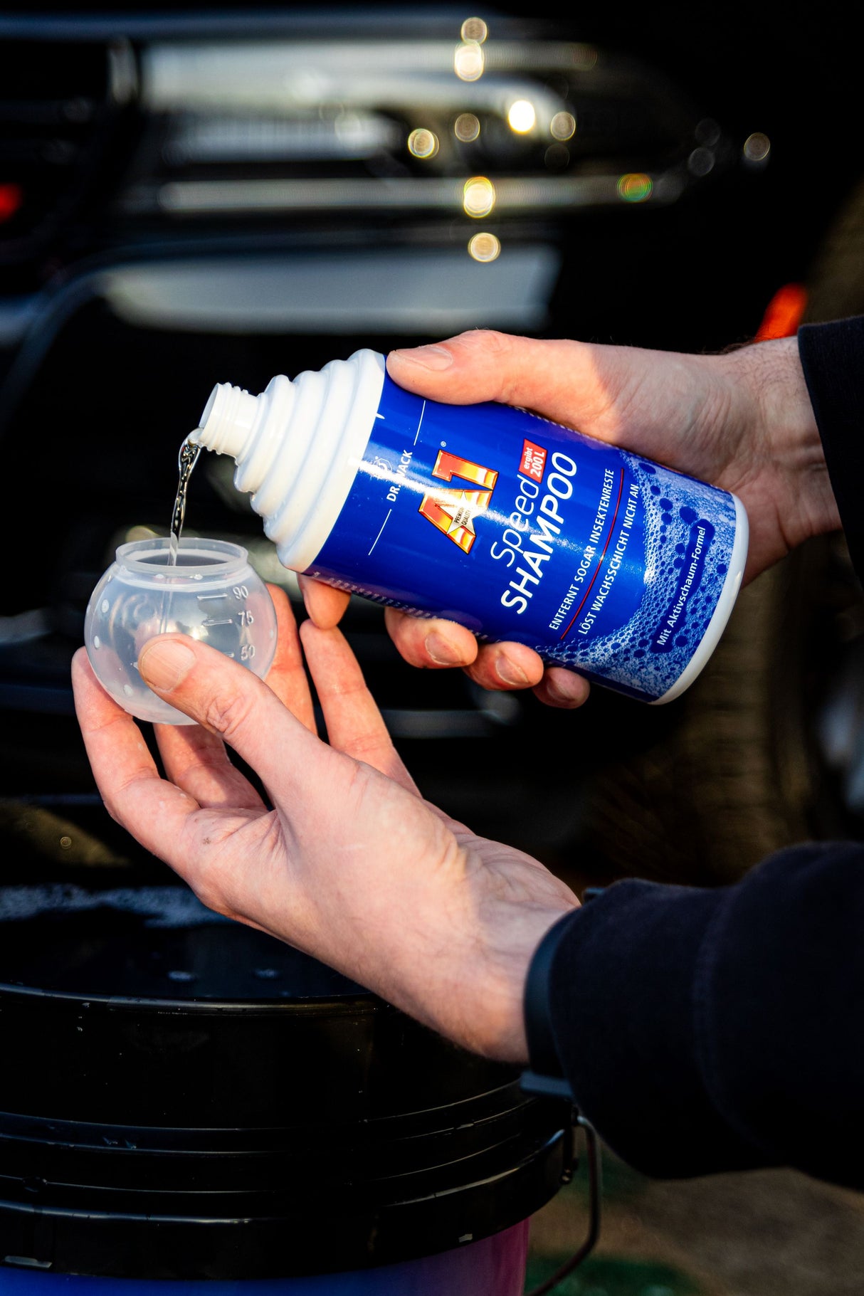 Detailing1 Dr. Wack A1 Speed Shampoo Autoshampoo — in der Anwendung