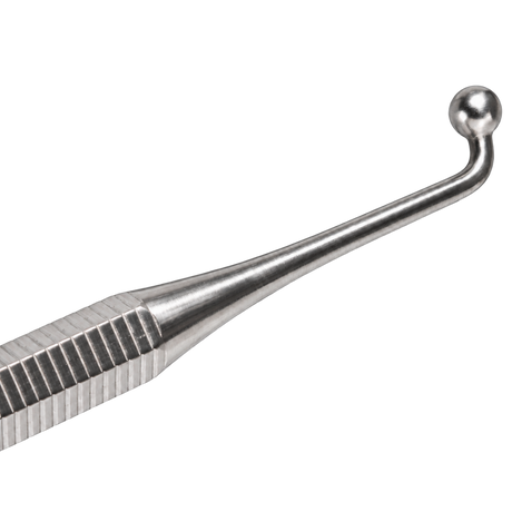 Kugelspitze des COLOURLOCK "Spatula Duo Ball & Flat" Modellierspachtels