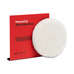Koch-Chemie Heavy Cut "Short" Wool Pad — Lammfell-Polierpad "Rot" (Kurzflorig)