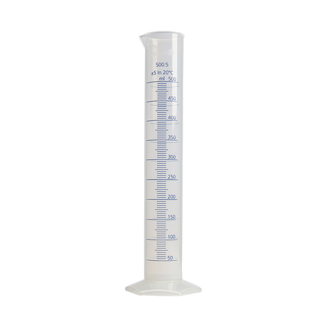 Koch-Chemie Measuring Cylinder — Messzylinder mit Volumenskala 1 Stück / 500 ml