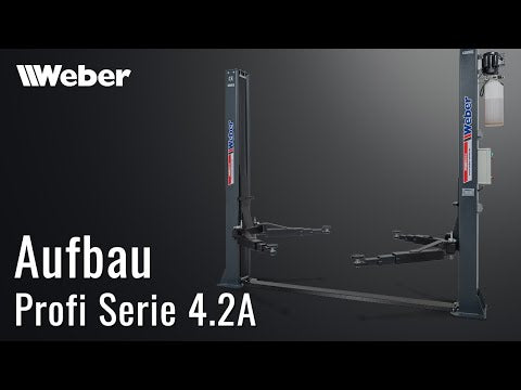 2-Säulen Hebebühne "4.2A" Weber-Profi-Serie bis 4200kg