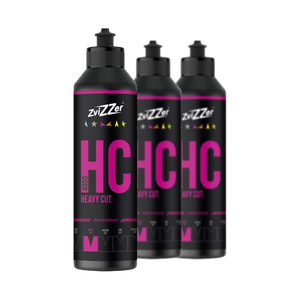 ZviZZer HC 4000 "Heavy Cut" (Rot) — Schleifpolitur 250 ml / 3er-Set