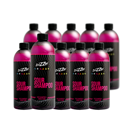 ZviZZer Sour Shampoo — Autoshampoo 1000 ml / 10er-Set